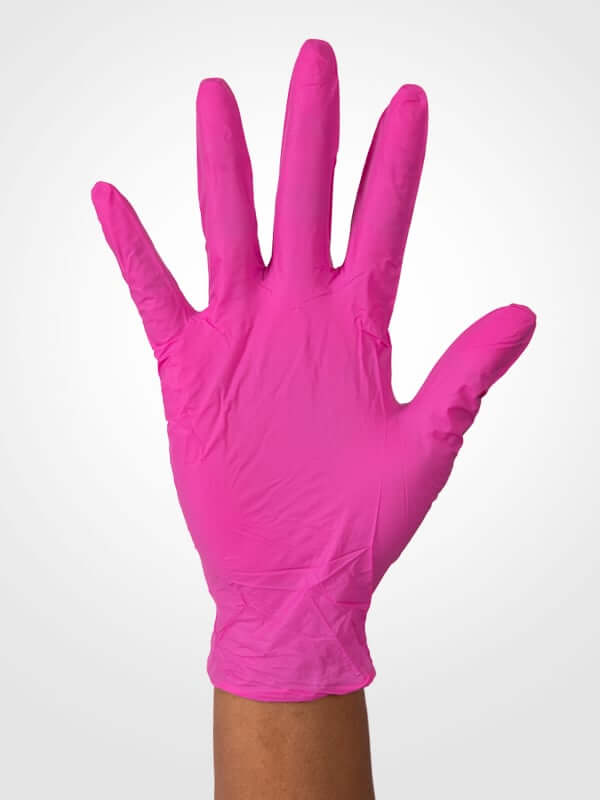 AURELIA® Blush® Gants en nitrile sans poudre - Moyen (200) Rose - (Caisse de 10 paq.)