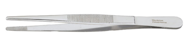 [1V96-4SS] MILTEX® Pince à pansements - Dentelée - 4½ pouces