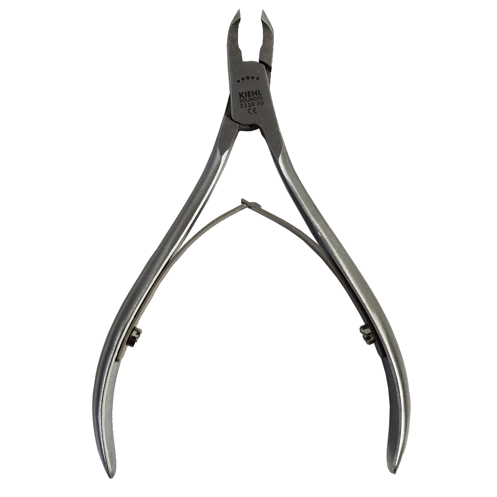 [13110-10CM] KIEHL® Pince à cuticules à double ressort - tranchant droit - 3mm