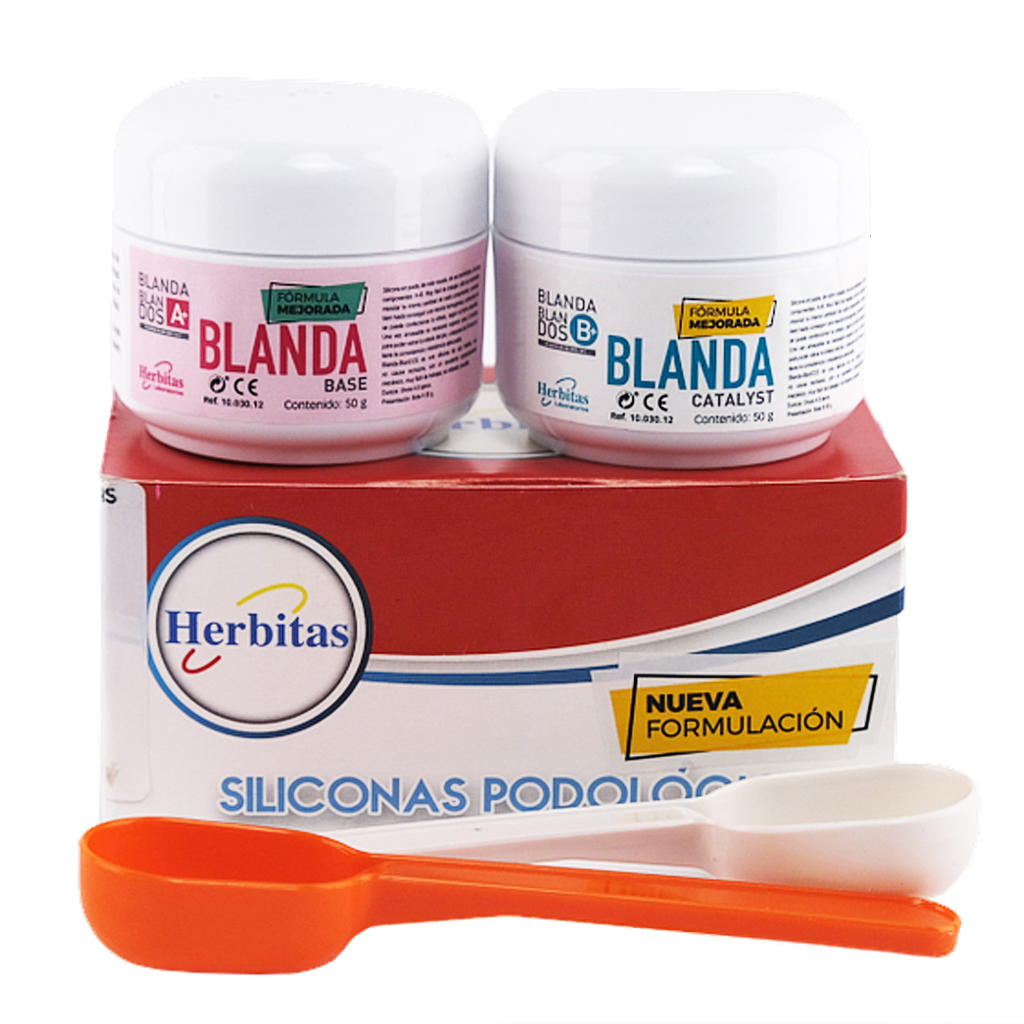 [91003012] HERBITAS® Silicone souple "Blanda Blandos" A + B Dureté : 8 (3-5) A+B Sicasil - 50 g