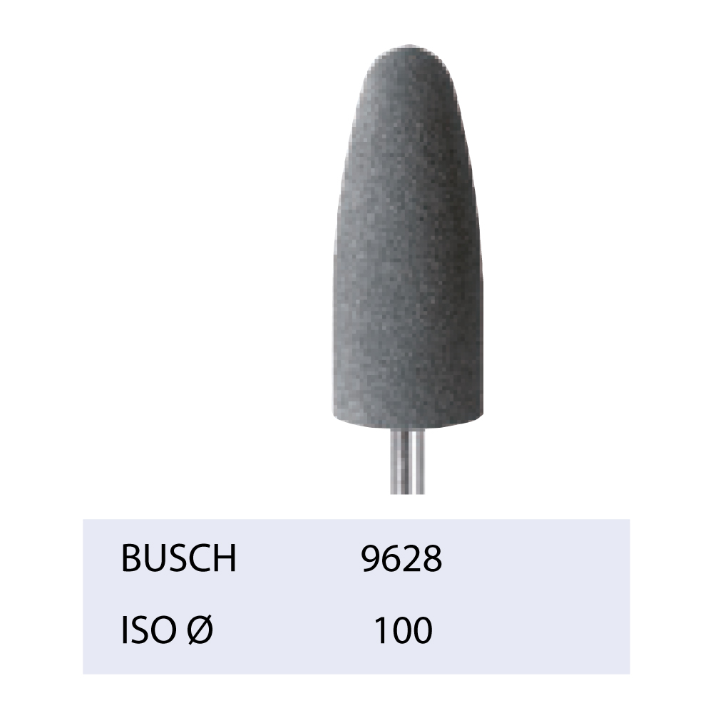 BUSCH® Polissoir anthracite - Grain moyen