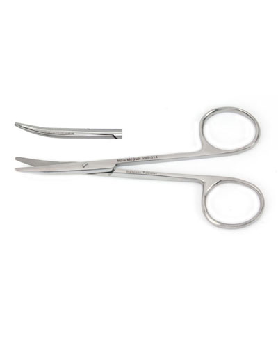 MILTEX® VANTAGE® Ciseaux Strabismus (4 pouces) à bouts courbés