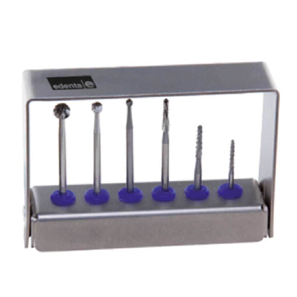 [40600] EDENTA® Porte fraises en acier inoxydable - 6 trous