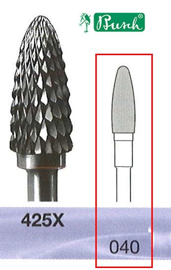 BUSCH® Carbide bur - Medium double cut