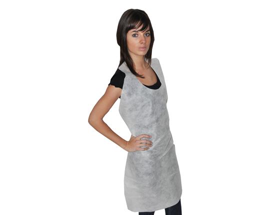 HOPEN® White Embossed Aprons - 120 x 70cm (100/bag)