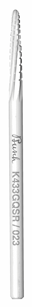 BUSCH® Ceramic End Mill - Coarse Straight Teeth, w / Cross Cut