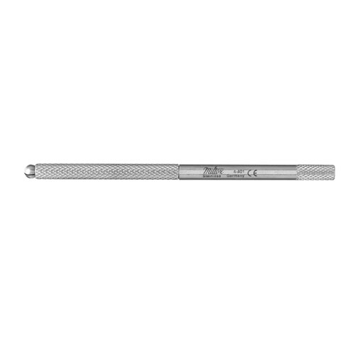 [14-401] MILTEX® Mini manche rond 3K en acier inoxydable - Mandrin autobloquant
