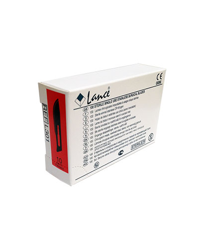 LANCE® Lames en acier inoxydable (100) Nº10