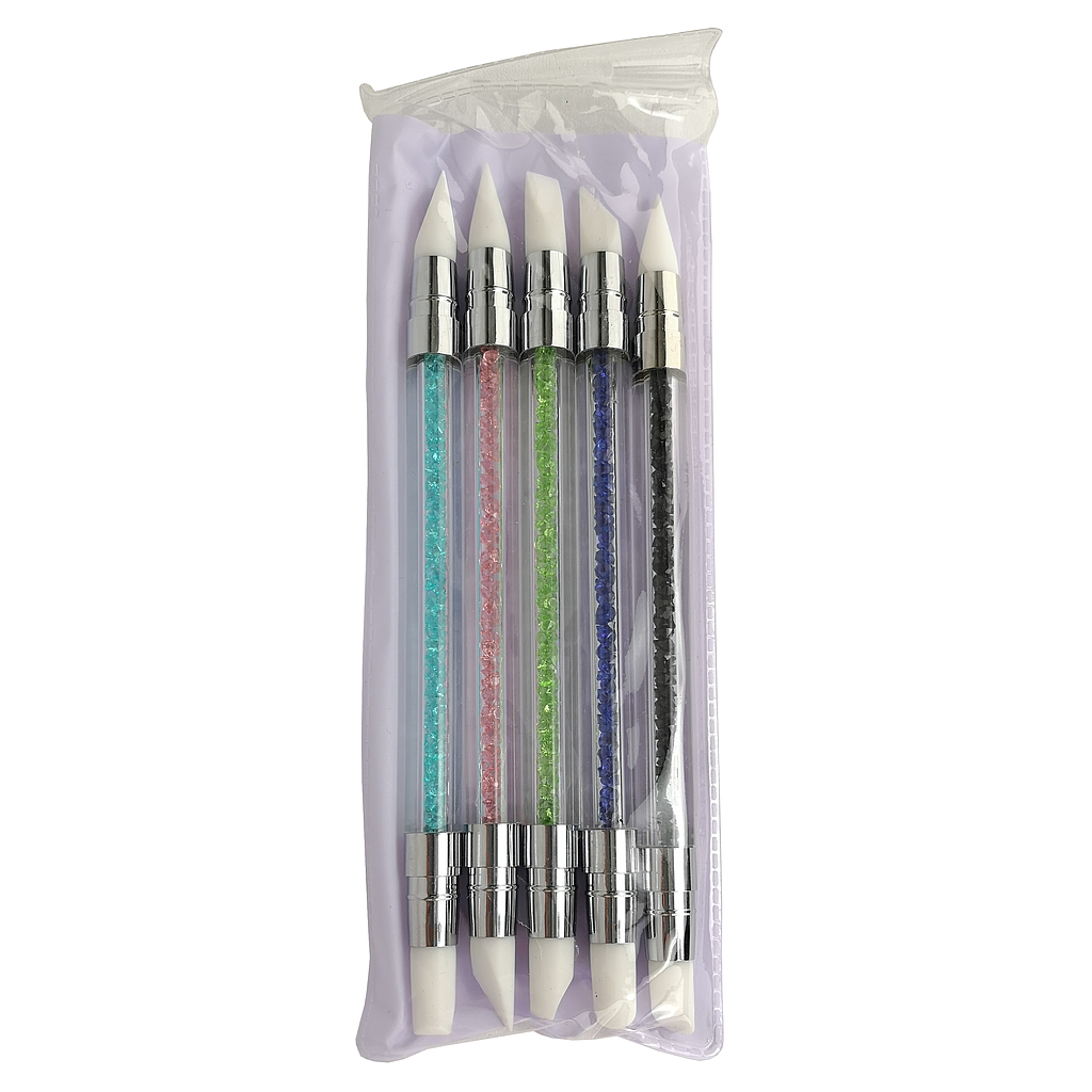 Set of 5 silicone brushes