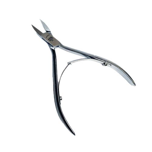 [13060-11CM INOX.] KIEHL® Pince à ongles à double ressort - mors droits très fins - 11 cm