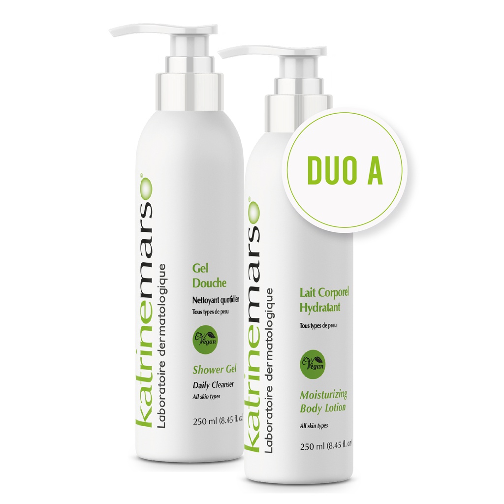 Duo - Moisturizing Body Lotion (250 ml) + Showel Gel (250 ml)