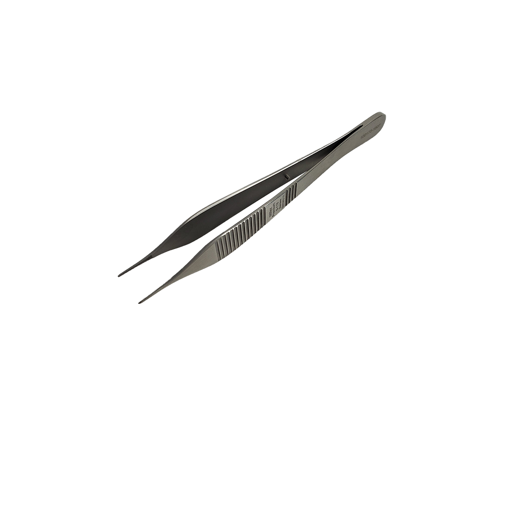 MILTEX® Pince droite en inox avec petites dents (4¾ pouces)