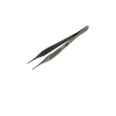 MILTEX® Pince droite en inox avec petites dents (4¾ pouces)