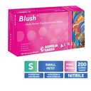 AURELIA® Blush® Gants en nitrile sans poudre - Petit (200) Rose