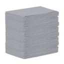 [5MED8281-1] MEDICOM® SafeBasics™ Dry-Back® Bavettes (3 plis) 2 plis de papier & 1 pli de polyéthylène (125) Gris