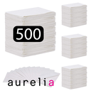 [52005] AURELIA - Bibs (3-ply) 2 ply of tissue & 1 ply poly (500) WHITE