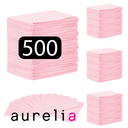 [52002] AURELIA - Bibs (3-ply) 2 ply of tissue & 1 ply poly (500) PINK
