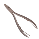 KIEHL® Pince à ongles double ressort (13 cm) inox - Mors droit extra fin