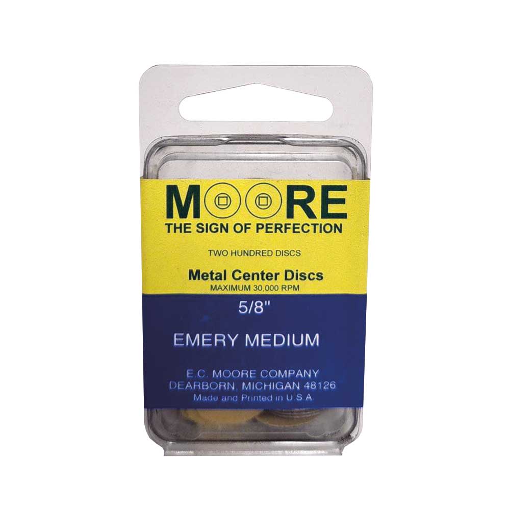MOORE'S -Emery discs 5/8 SNAP-ON - Medium (200)