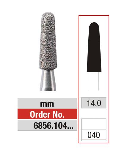 EDENTA® Long conical shaped diamond bur - coarse grit