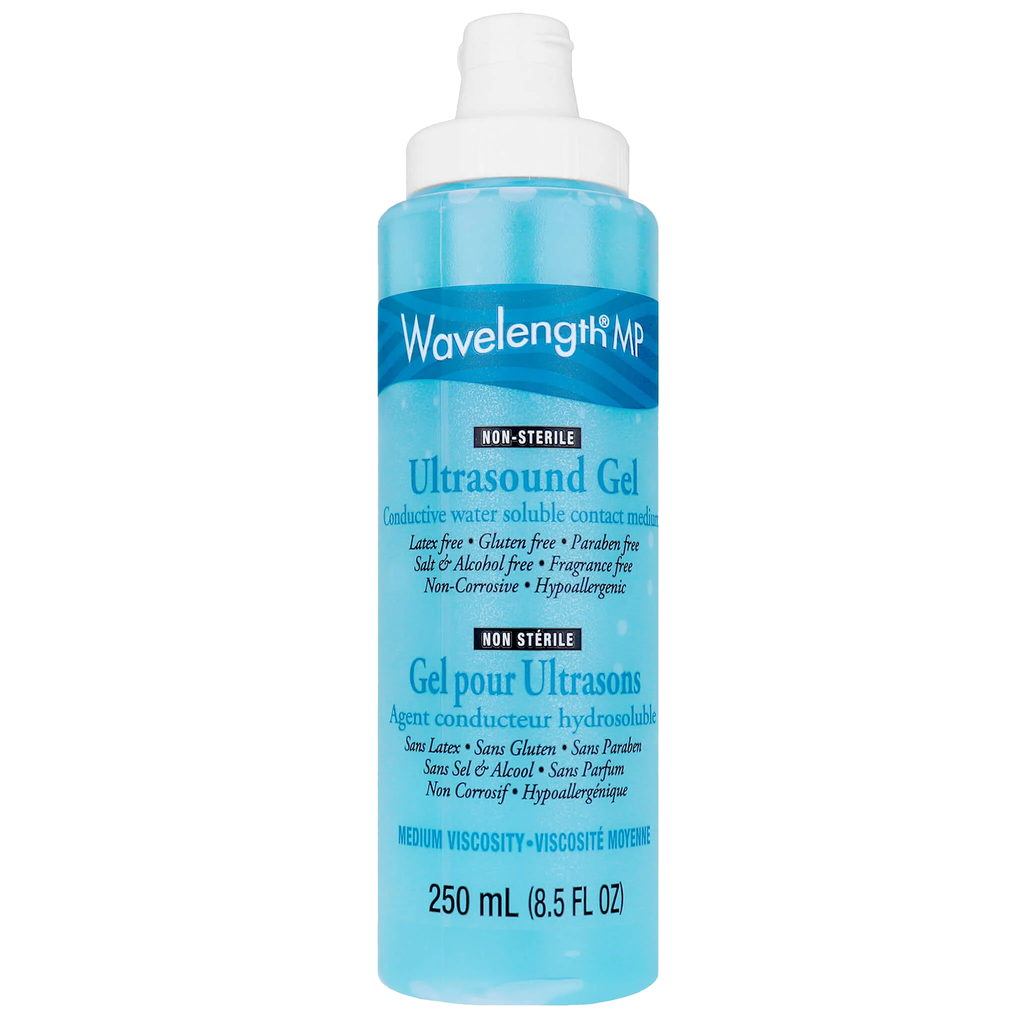 WAVELENGTH® All-purpose Ultrasound Gel Blue 250 ml (Case of 24)
