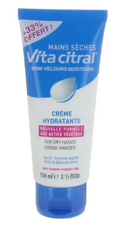 [AK-2720] VITA CITRAL® Crème à mains soin hydratant velours 100 ml