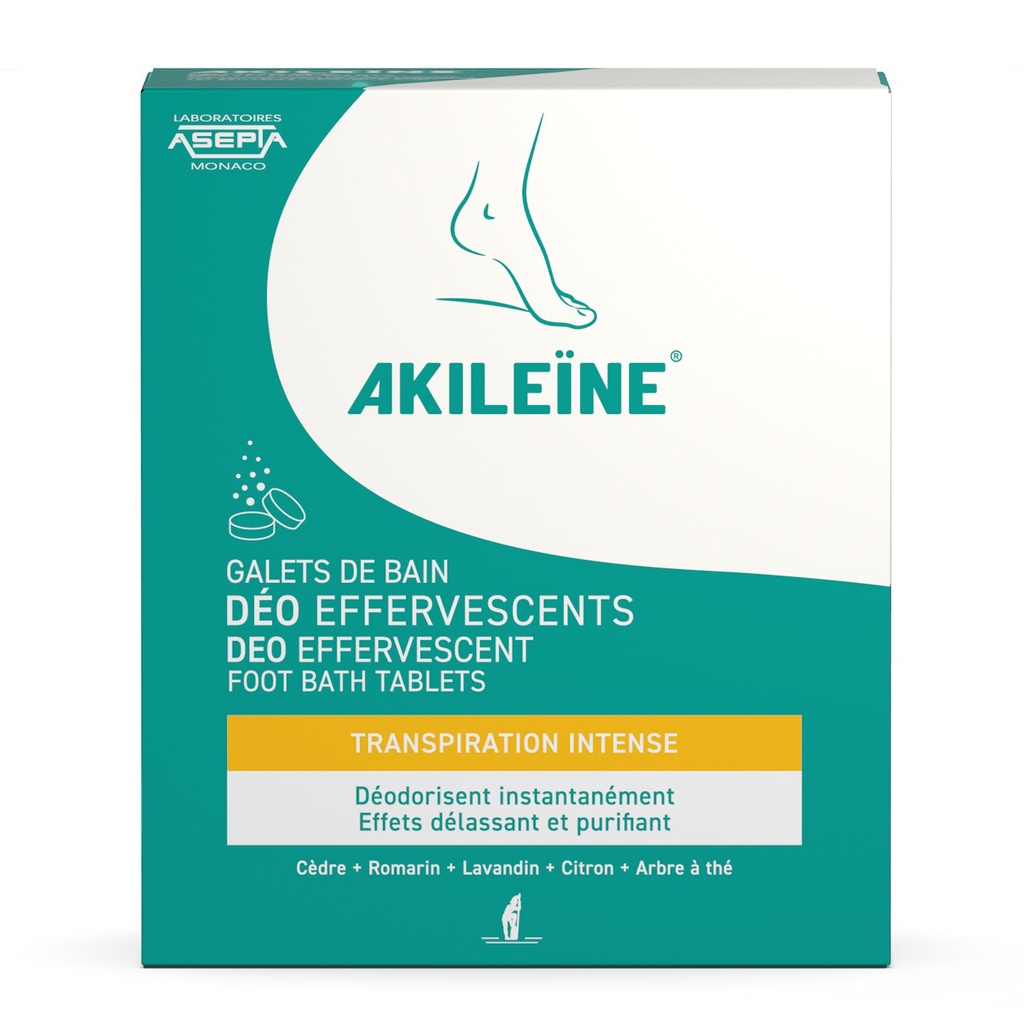 AKILÉÏNE® Galets de bain effervescents - 50 x 12g