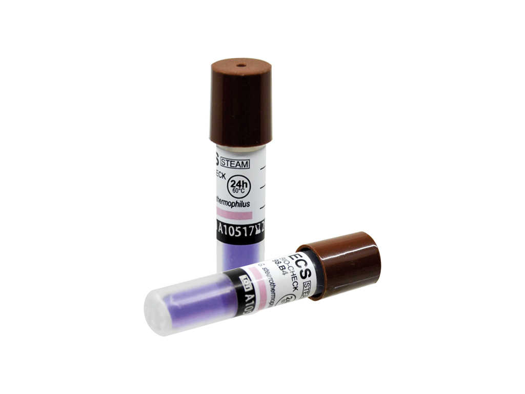 ECS-BIO-CHECK - Biological Indicator for Steam Sterilization - Pack of 100