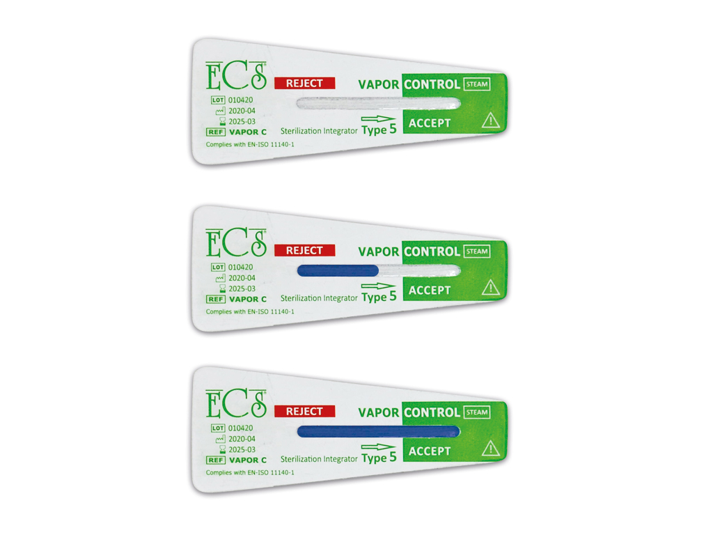 ECS-VAPOR C - Integrator for Type 5 Steam Sterilization Control - Pack of 250