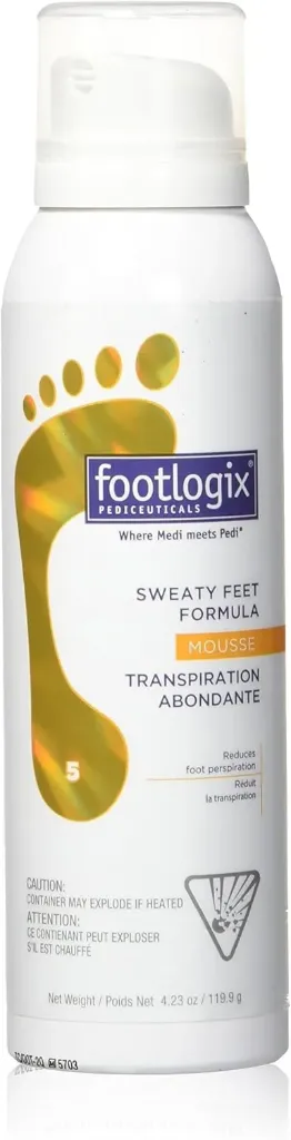 FOOTLOGIX - Formule pour les Pieds qui Transpirent - 125ml