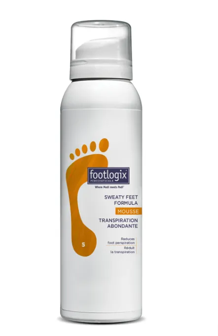 FOOTLOGIX® #5 Formule Transpiration abondante (en mousse) 125ml