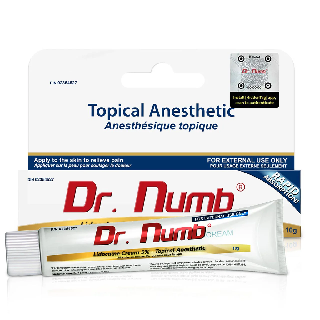 [DN-LIDO5-30] DR NUMB® 5% Lidocaine Numbing Cream - 30g 