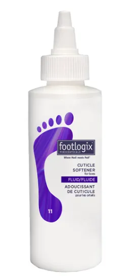 [2FPCS180] FOOTLOGIX® #11 Professionnel adoucissant de cuticules pour orteils (liquide) 180ml