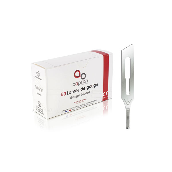 [13002-1] CAPRON® Stainless steel gouge blades (1)
