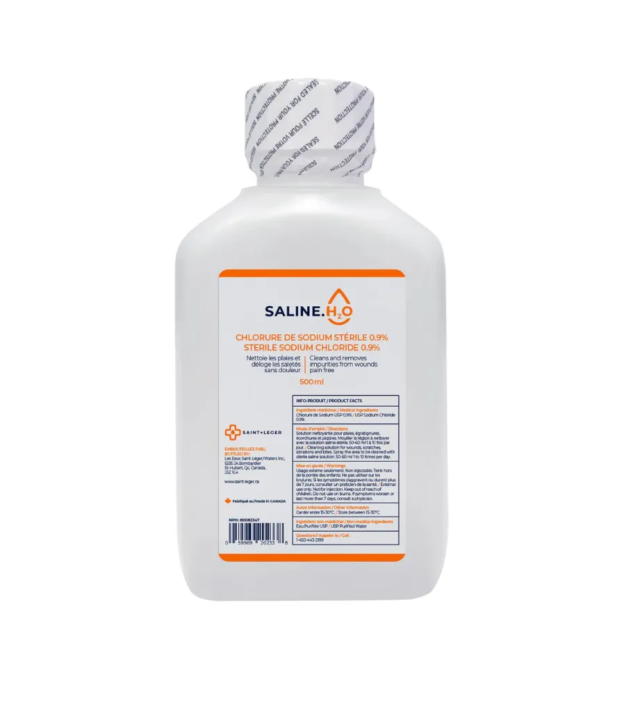 SAINT-LÉGER - Chlorure de Sodium stérile sodium chloride 500ML
