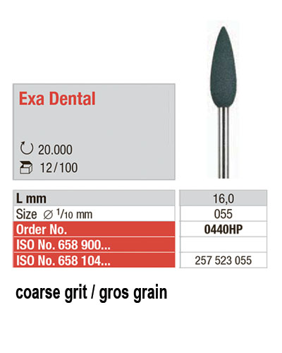 [2E0440055] EDENTA® Polissoir noir