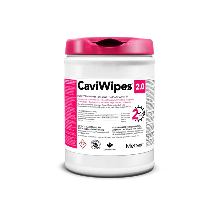 [517-11-1410] CAVIWIPES  Metrex - Disinfecting Wipes 160 Sheets –  2-Minute Contact Time
