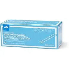 MEDLINE - Sterile Cotton-Tipped Wood Applicator, 6", 2/Inner Pack