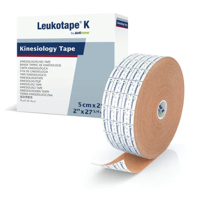 BSN® LEUKOTAPE® K - Bande adhésive élastique (5 cm x 25 m) Beige