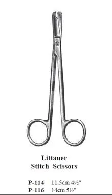 ALMEDIC® Ciseaux à suture 5 1/2
