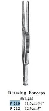 ALMEDIC® Dressing forceps straight 4 1/2