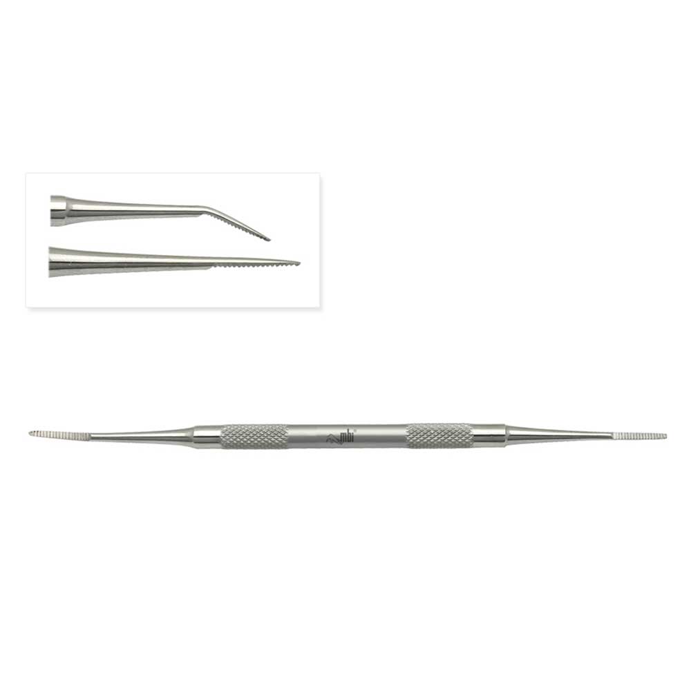 MBI® Double end nail file straight/angled 5½''
