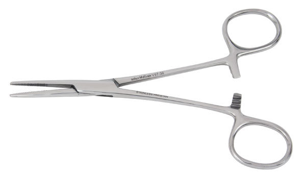 MILTEX VANTAGE® Pince hémostatique Kelly (5½ pouces) bouts droits