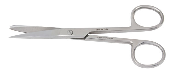 MILTEX VANTAGE® Straight Blade Scissor (4½'') Sharp/Blunt Tip