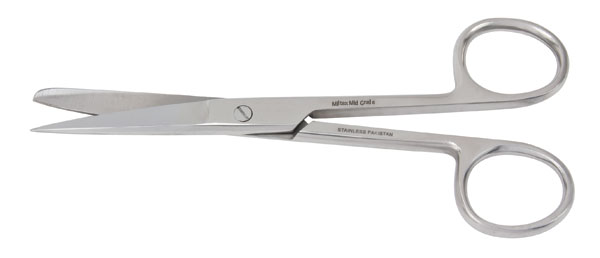 MILTEX® VANTAGE® Ciseaux droits (4½ pouces) à bouts pointus et ronds