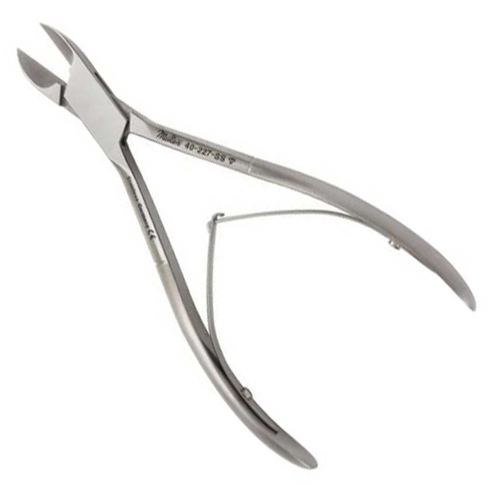 MILTEX® Stainless Steel Nail Nipper, Double Spring (6'') Heavy Straight Jaw