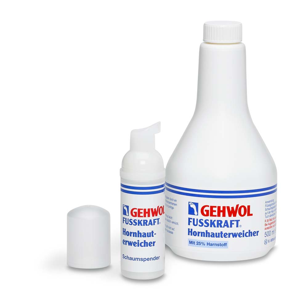 [GEP151171100] GEHWOL® FUSSKRAFT® Ramollisseur de peau cornée avec distributeur de mousse 500ml