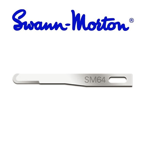 SWANN-MORTON Blade n ° 64 in stainless steel for handle 14-401 (25 / box)