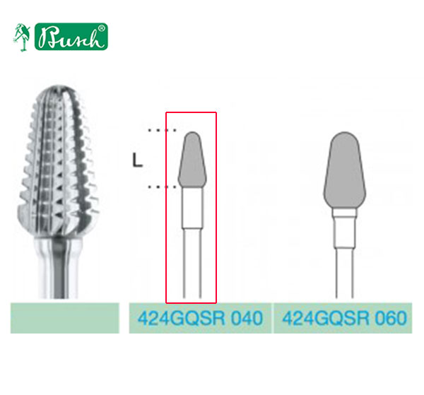 °BUSCH® Fraise en carbure de tungstène - Denture GQSR