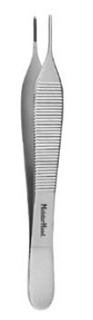 [140MH6-118] MILTEX® Pince à pansements Adson - Délicate et dentelée - 4¾ pouces